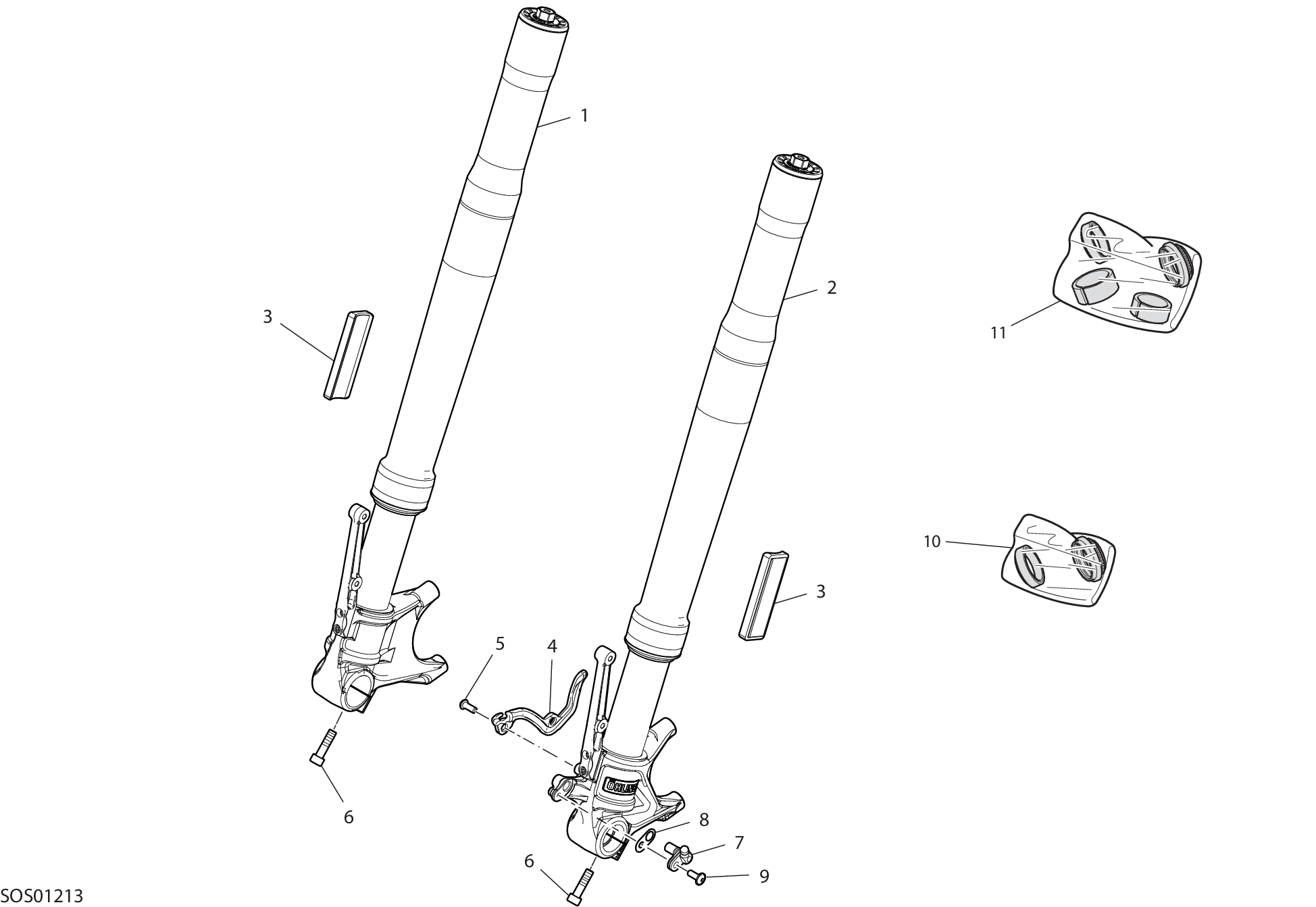 Fourche avant