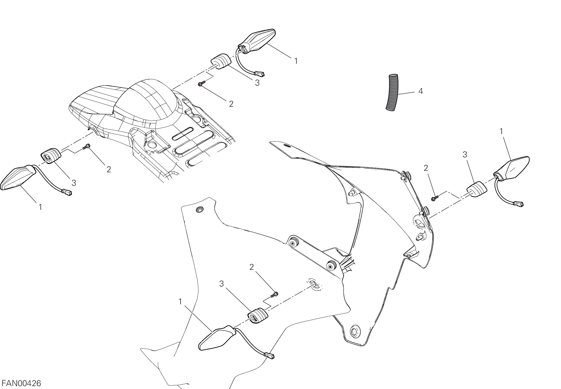 Clignotants de direction